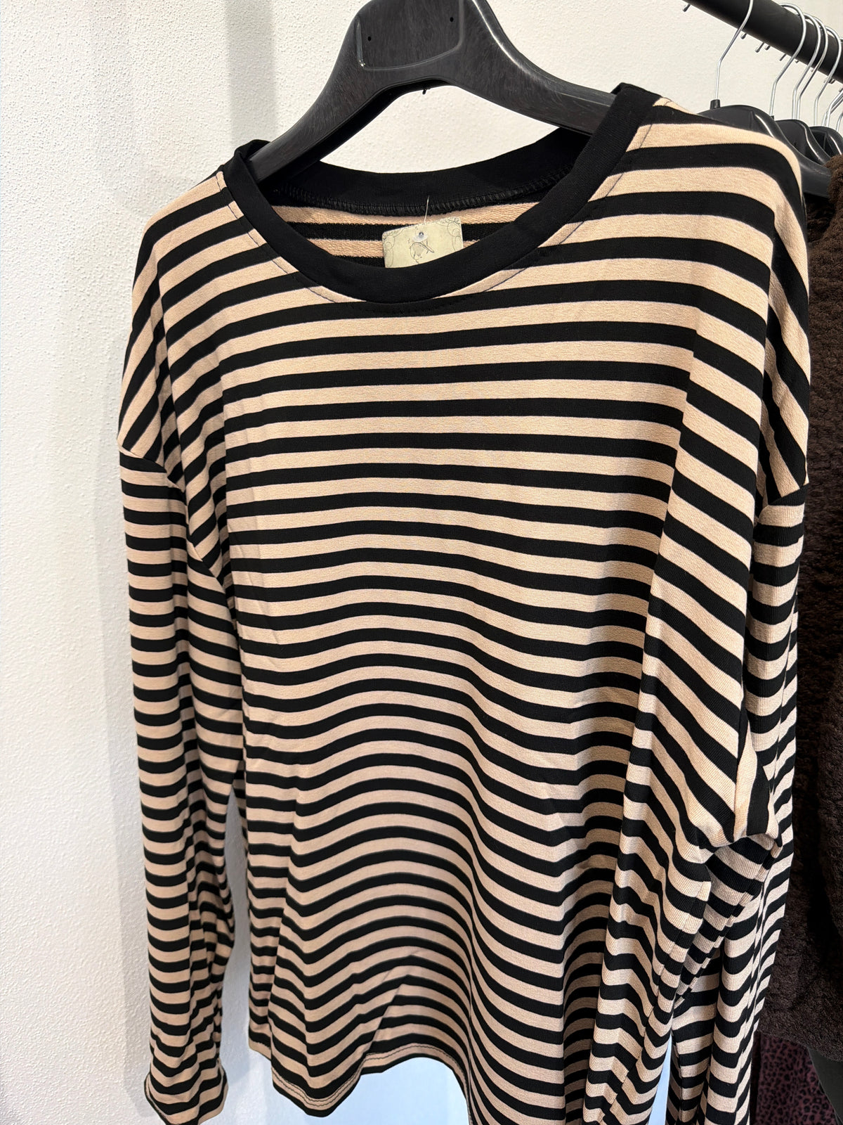 Longsleeve | braun-schwarz