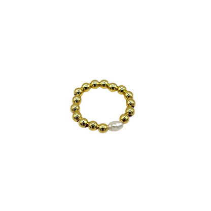 Ring | Gold one Pearl