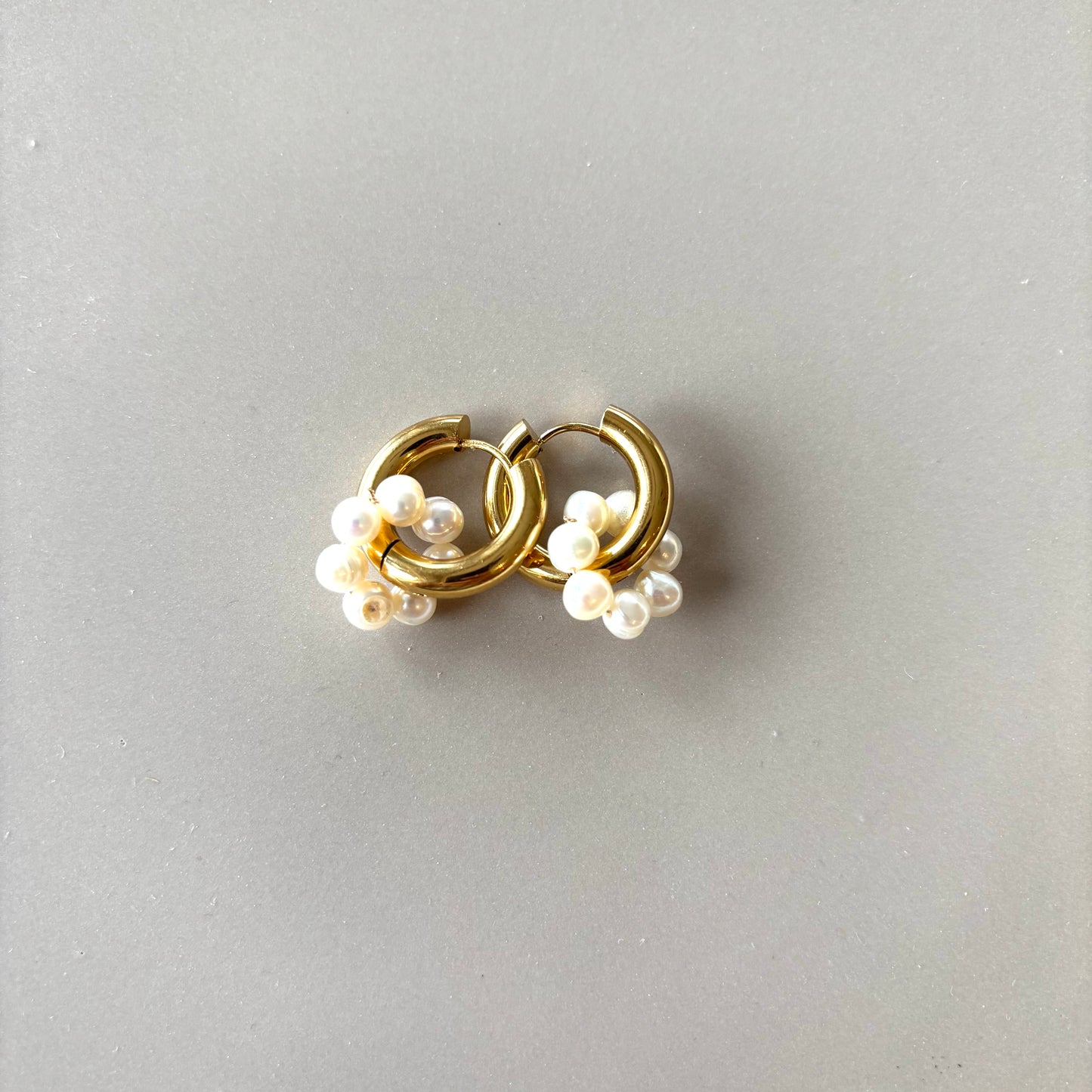 Ohrring | Hoop Pearl